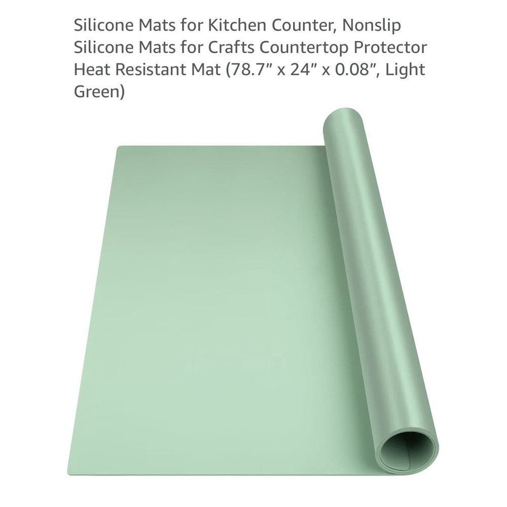 Brand new XL silicone mat- light green, Crafts, Kids, Cooking